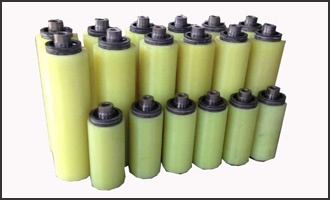 Polyurethane laminating rollers